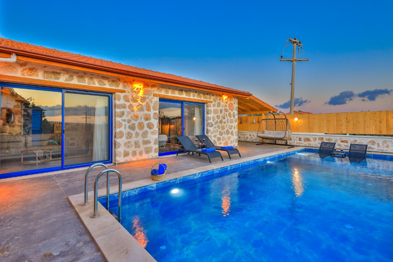 Villa Patara Flower Blue 3