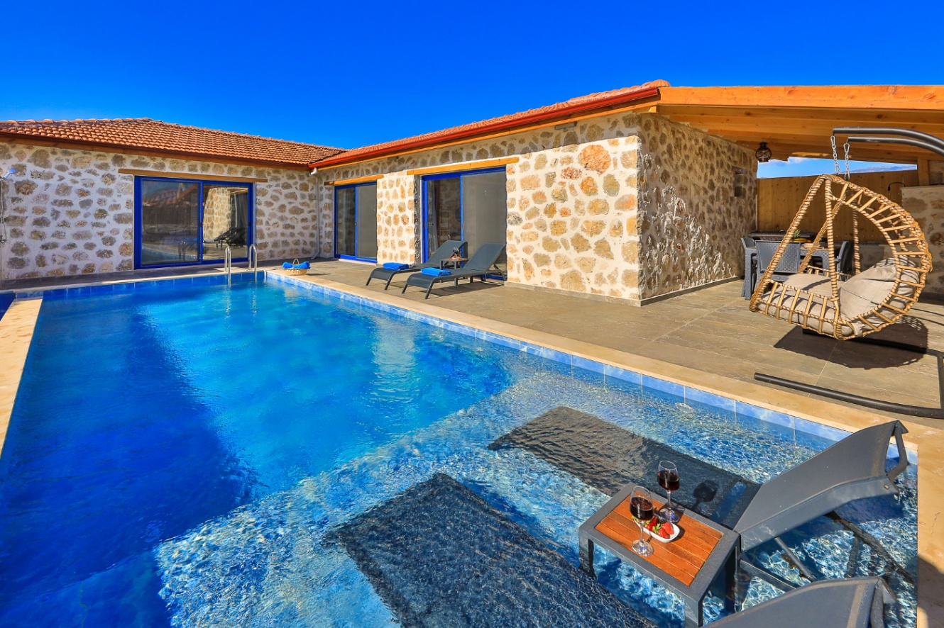 Villa Patara Flower Blue 4